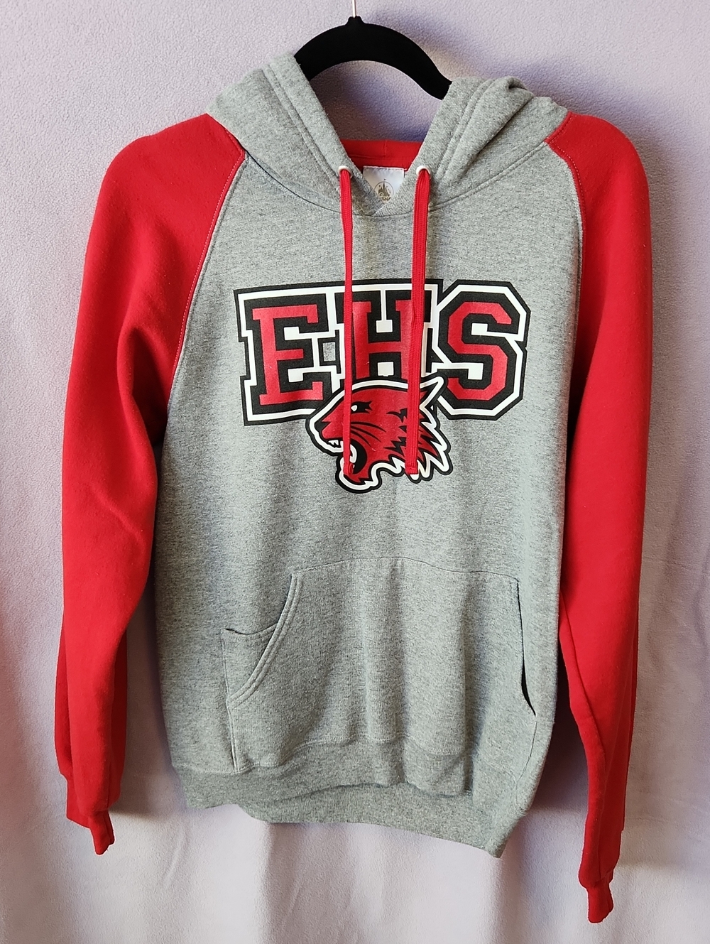 🎀2/$30 🎀Disney High School Musical Grey Pullover Hoodie with Red Sleeves